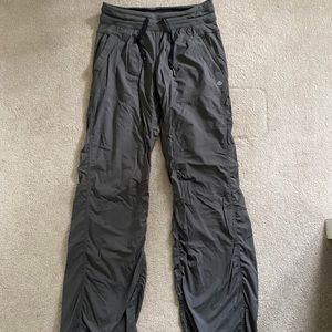 lululemon grey dance studio pant
